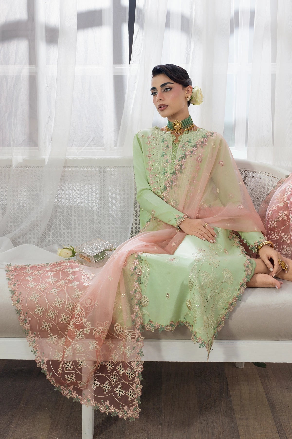 Rangrasiya | Lumeire Silk |Alma by Rangasiya - Designer Dress  - Type : Ladies Clothes - Available at Libayah - 100% Original 