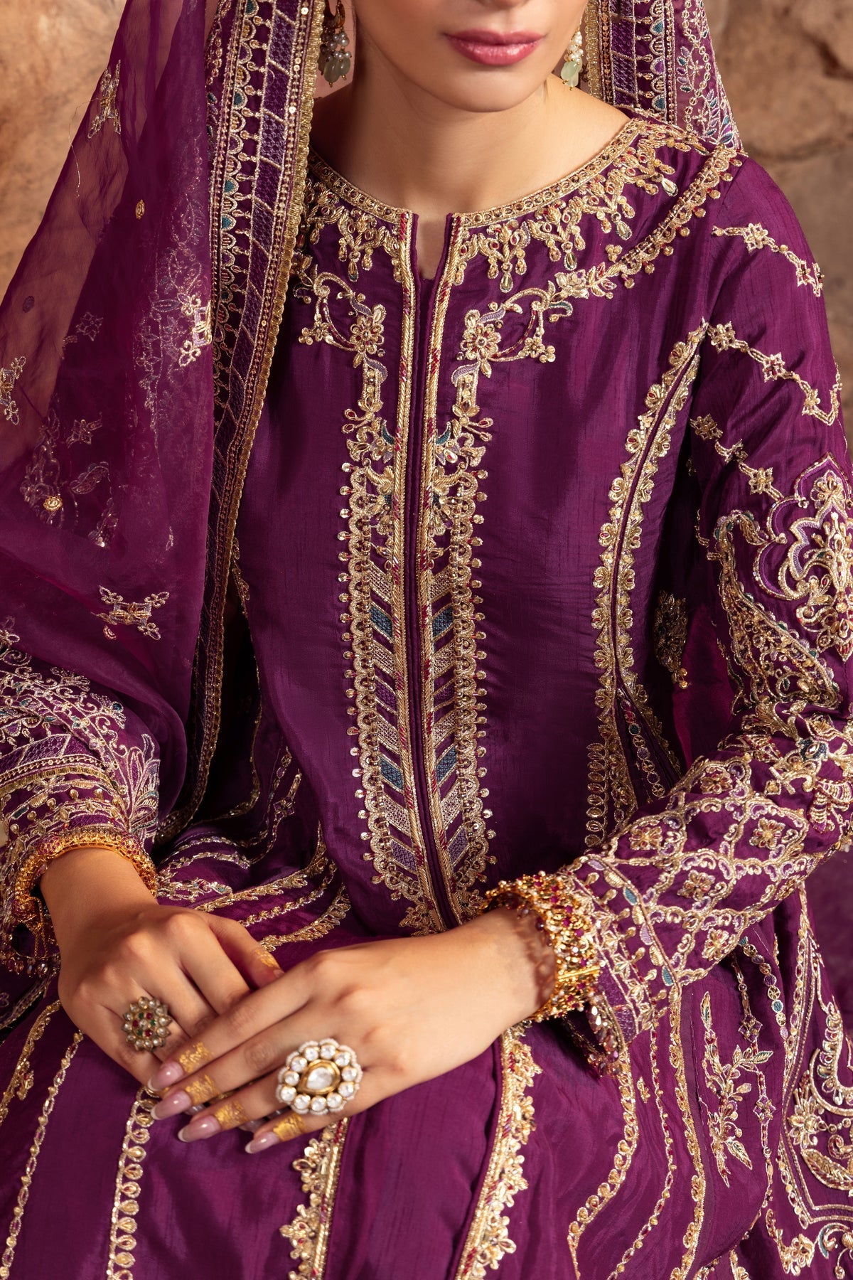 Naqshi | Samarkand Wedding Formals | Jugnu by Naqshi - Designer Dress - Type: Bridal - Available at Libayah - 100% Original