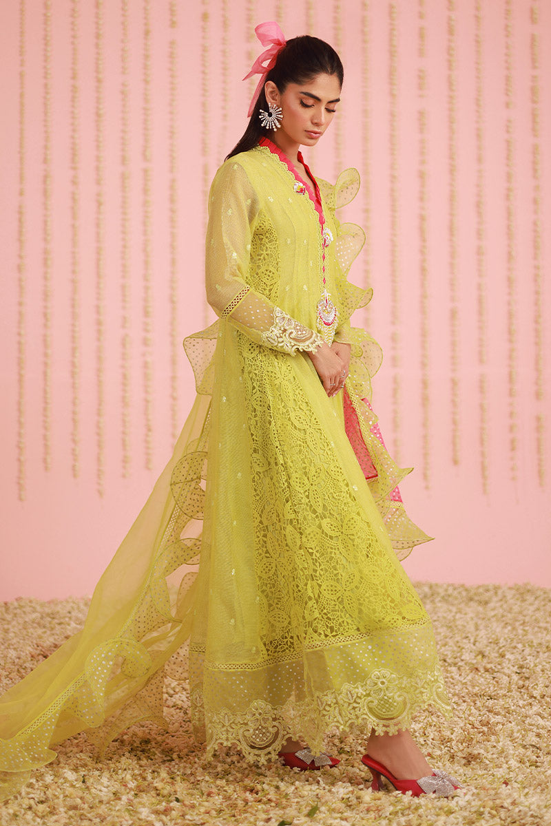 Chic Ophicial | Ruffles Collection | Pear Green Kalidar by Chic Ophicial - Designer Dress - Type: Ladies Clothes - Available at Libayah - 100% Original