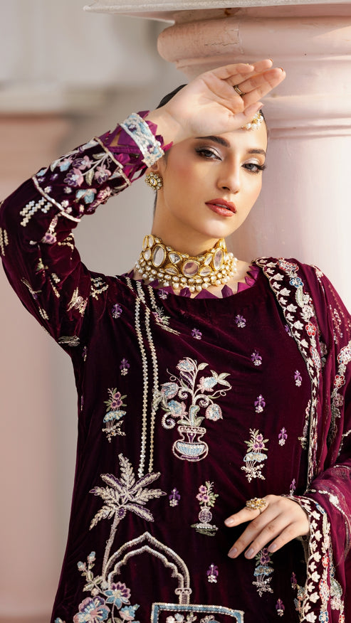 Zebtan | Andaz e Makhmal | ZAM-09 by Zebtan - Designer Dress - Type: Ladies Clothes - Available at Libayah - 100% Original