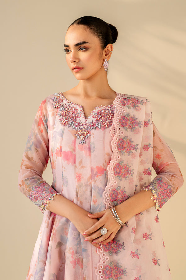 Baroque | Luxury Pret 25 | EMBROIDERED COTTON PATTI PR-1179 by Baroque - Designer Dress  - Type : Ladies Clothes - Available at Libayah - 100% Original 