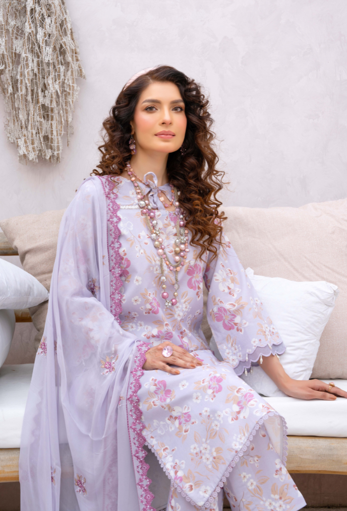 Humdum | Gardenia Lawn 24 | PLG 3 - D05 by HumDum - Designer Dress - Type: Ladies Clothes - Available at Libayah - 100% Original
