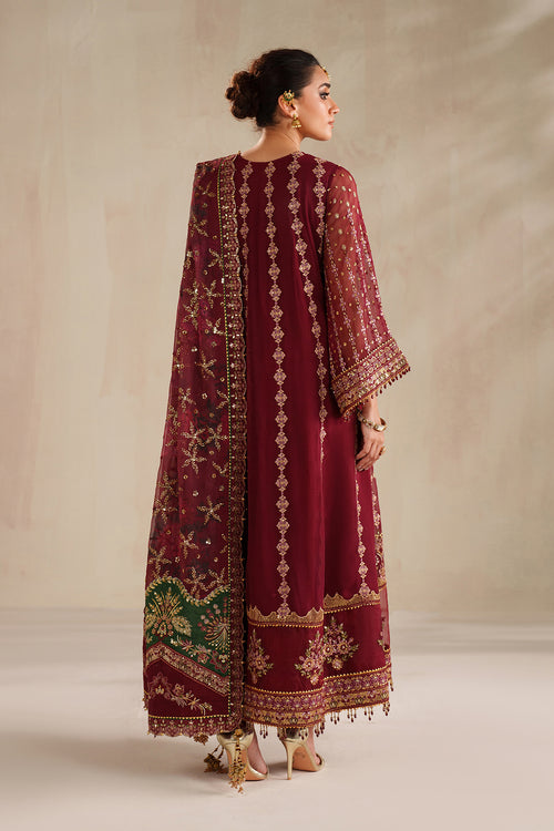 Baroque | Formals Collection | EMBROIDERED CHIFFON UF-4367 by Baroque - Designer Dress  - Type : Ladies Clothes - Available at Libayah - 100% Original 