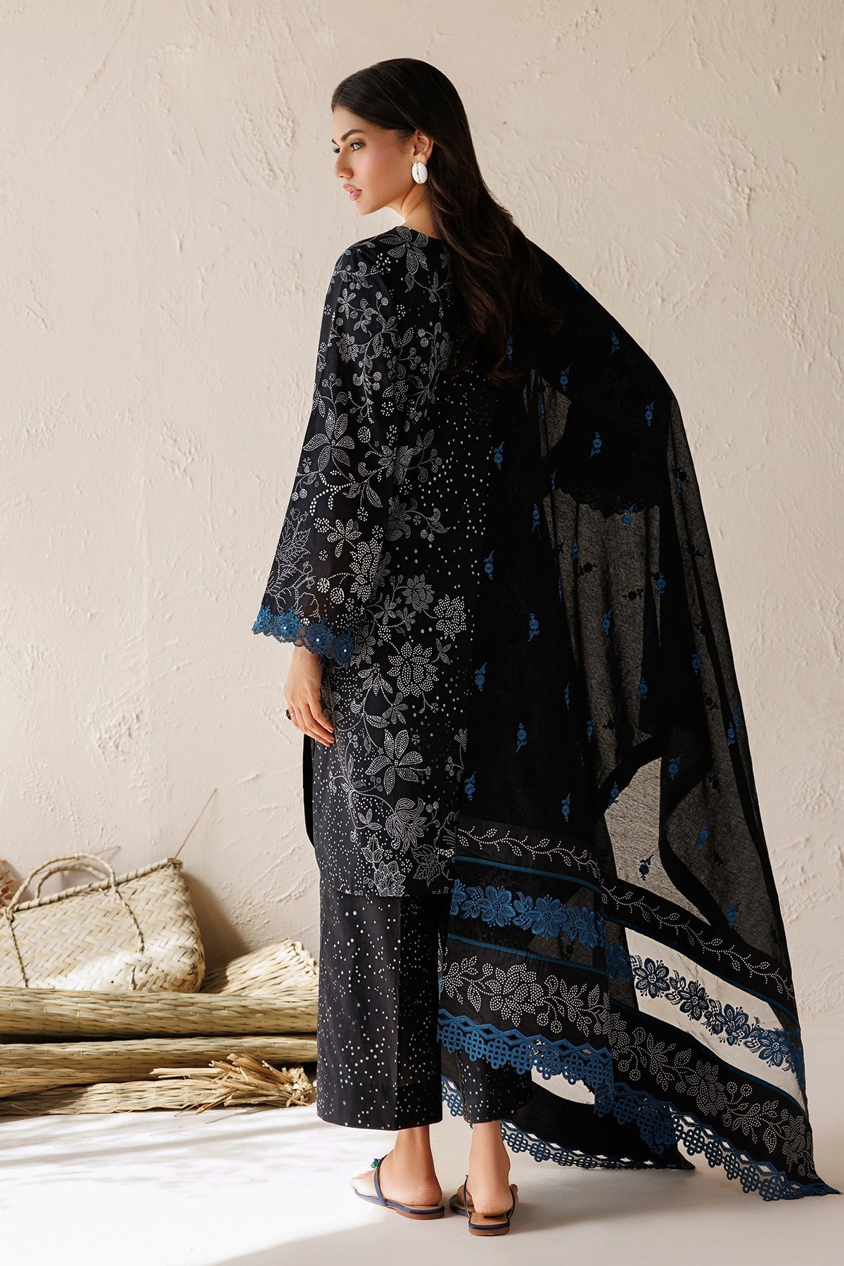 Baroque | Luxury Summer Pret | UF-4518 by Baroque - Designer Dress  - Type : Ladies Clothes - Available at Libayah - 100% Original 