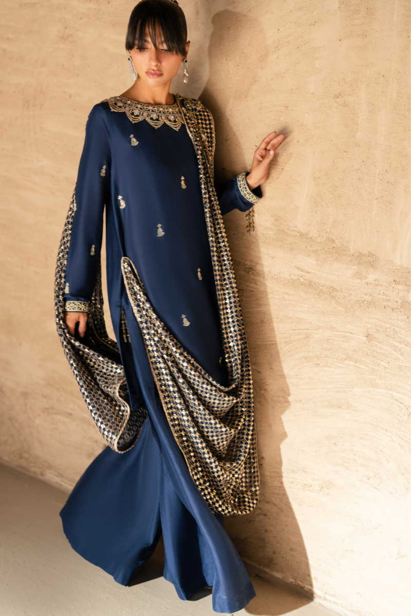 Sana Abbas | Zalea Formals | ZADE by Sana Abbas - Designer Dress  - Type : Ladies Clothes - Available at Libayah - 100% Original 