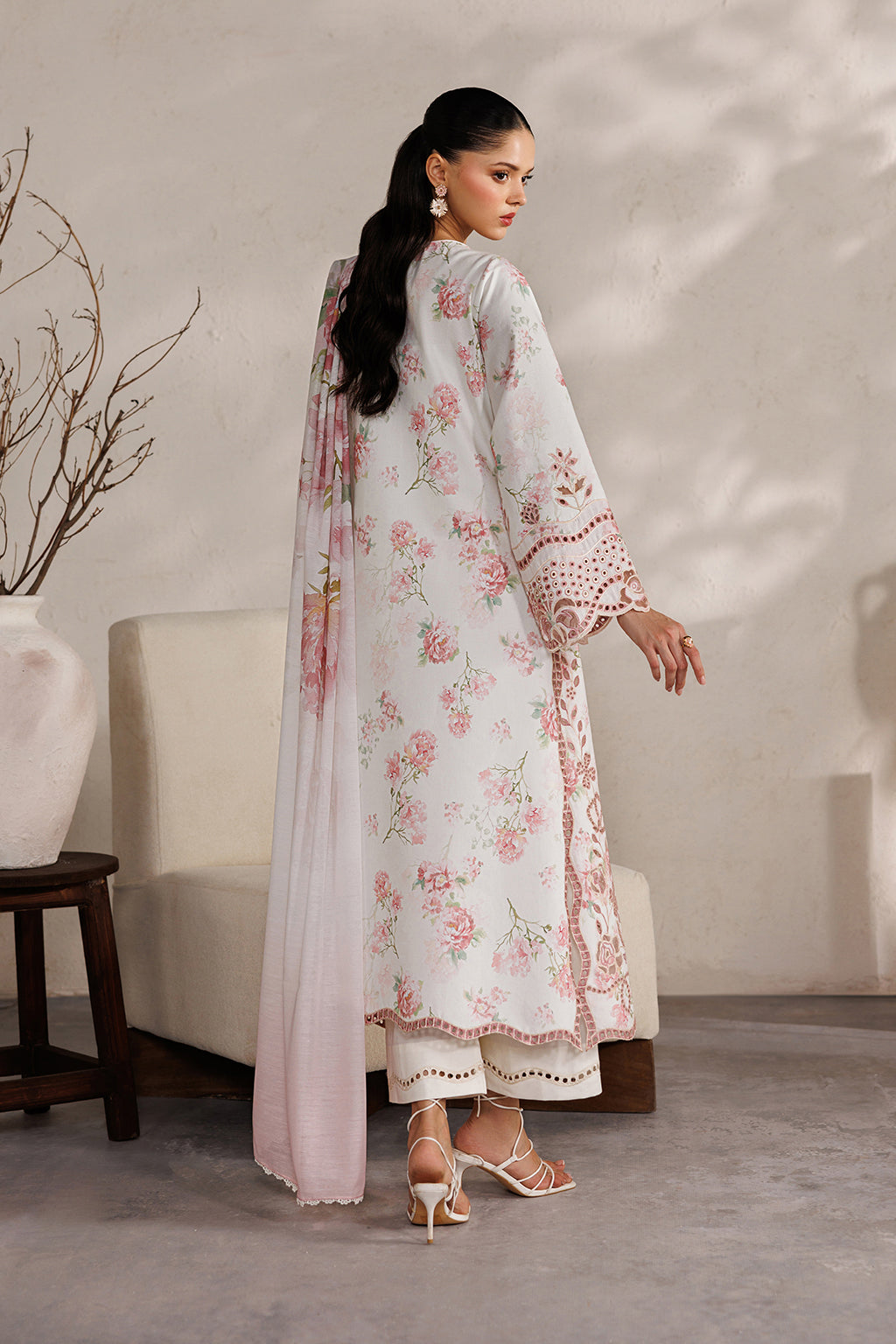 Iznik | Festive lawn 26 | IBE-04 Embroidered Lawn by Iznik - Designer Dress  - Type : Ladies Clothes - Available at Libayah - 100% Original 