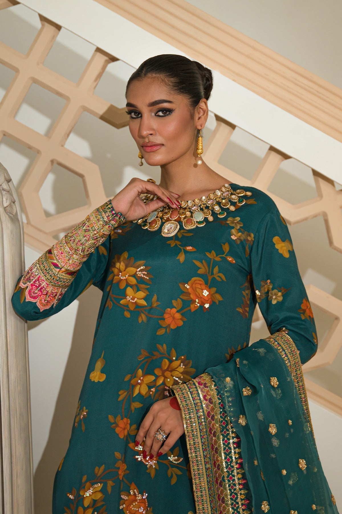 Mina Kashif | Wedding Formals | Mahveer by Mina Kashif - Designer Dress - Type: Formal - Available at Libayah - 100% Original