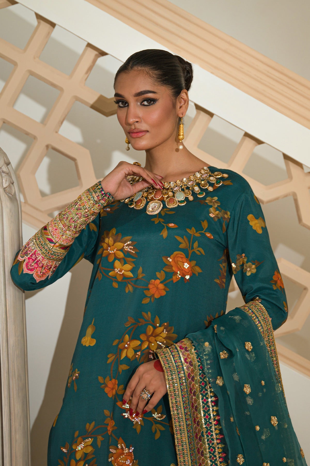 Mina Kashif | Wedding Formals | Mahveer by Mina Kashif - Designer Dress - Type: Formal - Available at Libayah - 100% Original