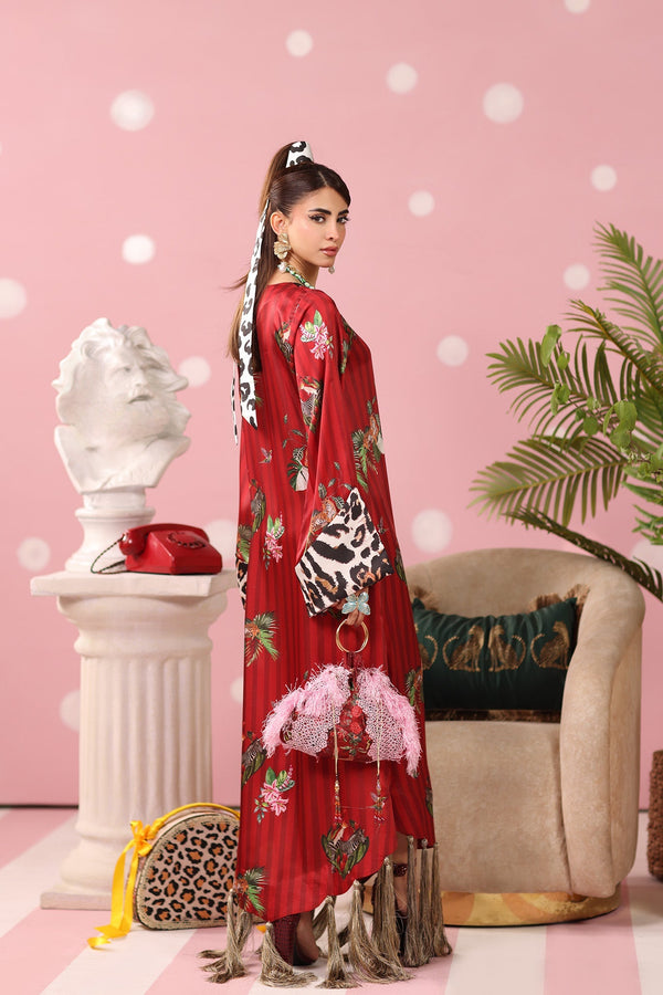 Musferah Saad | Resort Collection | Ruby Safari by Musferah Saad - Designer Dress  - Type : Ladies Clothes - Available at Libayah - 100% Original 