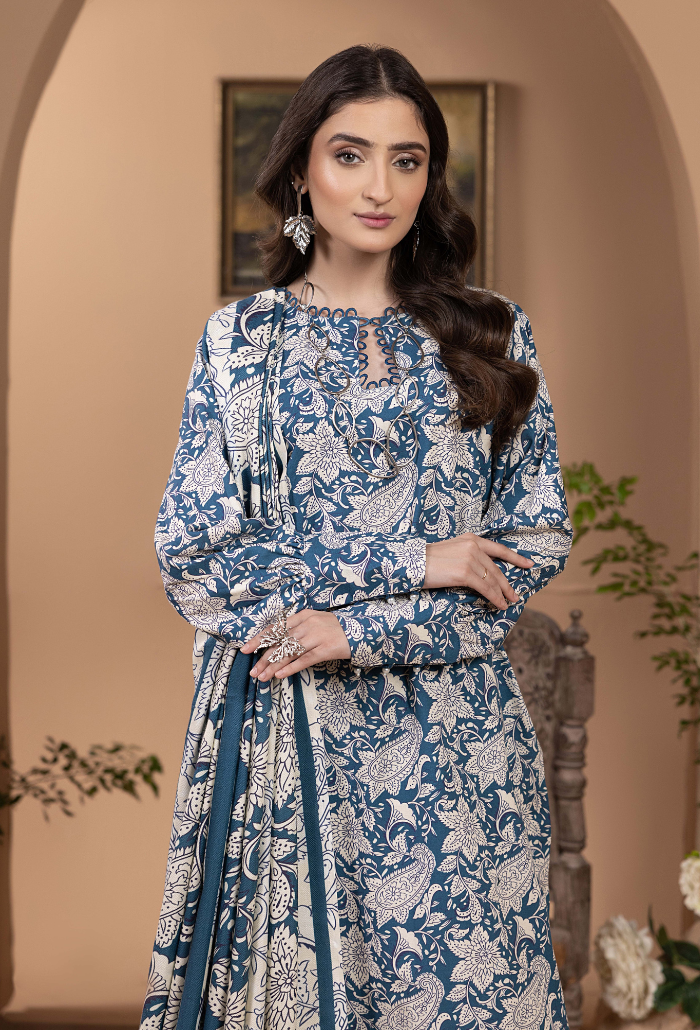 Humdum | Zara Winter 24 | Zara - D07 by HumDum - Designer Dress - Type: Casuals - Available at Libayah - 100% Original