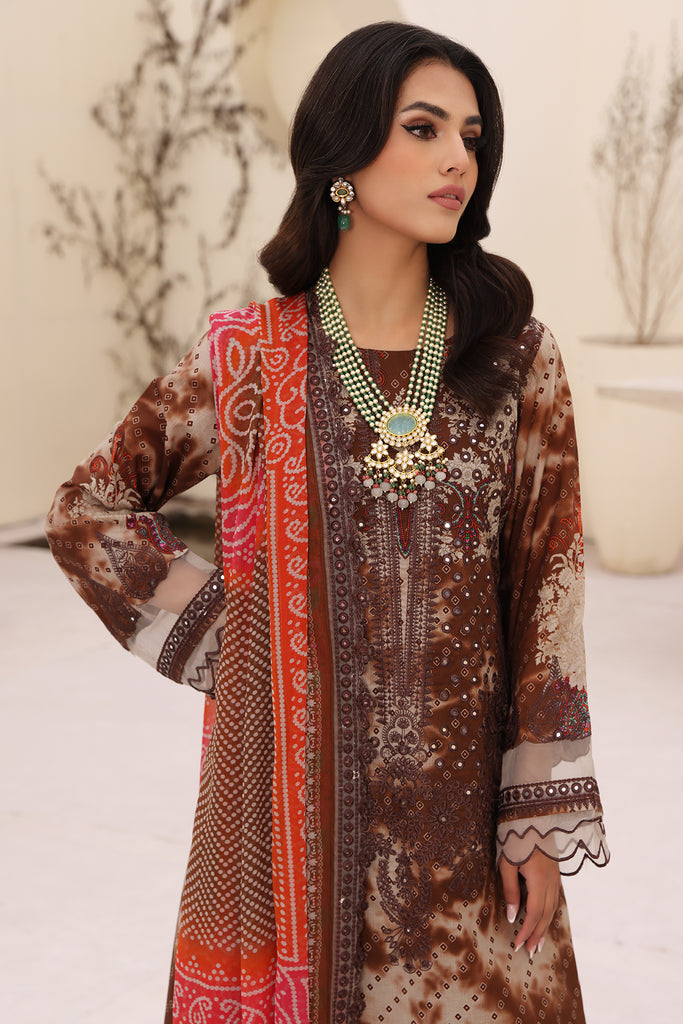 Charizma | Naranji Embroidered Lawn 24 | CN4-008 by Charizma - Designer Dress - Type: Ladies Clothes - Available at Libayah - 100% Original