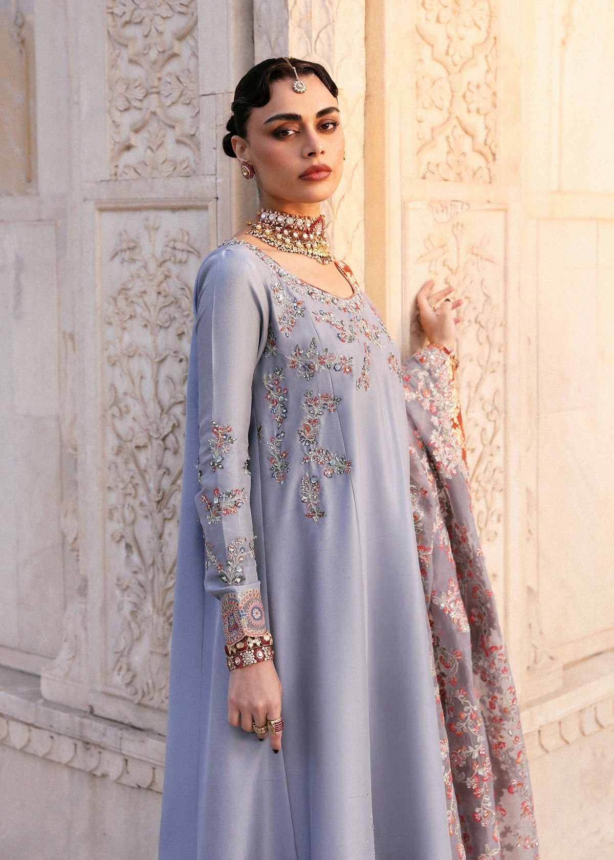 Hussain Rehar | Luxury Pret AW 25 | Periwina by Hussain Rehar - Designer Dress  - Type : Ladies Clothes - Available at Libayah - 100% Original 