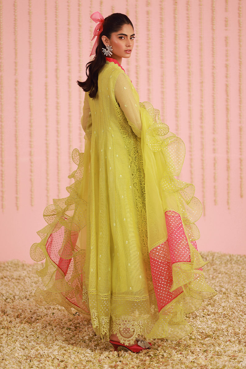 Chic Ophicial | Ruffles Collection | Pear Green Kalidar by Chic Ophicial - Designer Dress - Type: Ladies Clothes - Available at Libayah - 100% Original