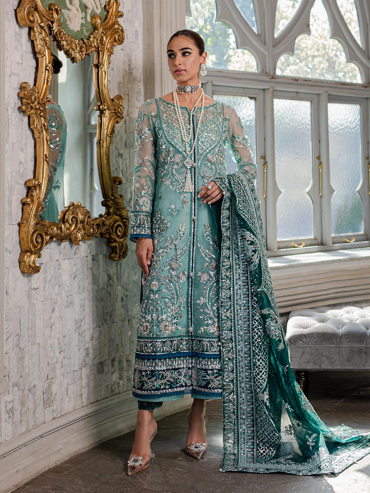 Gulaal | Luxury Pret | MILICA GL-LP-V1-04 by Gulaal - Designer Dress - Type: Ladies Clothes - Available at Libayah - 100% Original