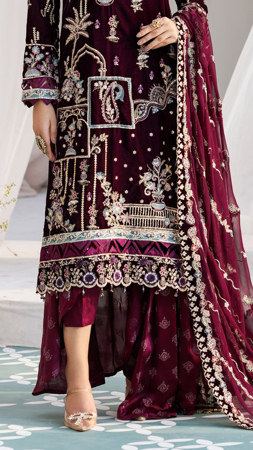 Zebtan | Andaz e Makhmal | ZAM-09 by Zebtan - Designer Dress - Type: Ladies Clothes - Available at Libayah - 100% Original