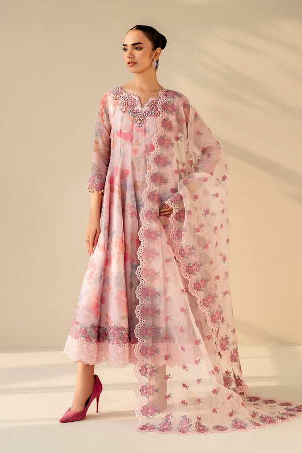 Baroque | Luxury Pret 25 | EMBROIDERED COTTON PATTI PR-1179 by Baroque - Designer Dress  - Type : Ladies Clothes - Available at Libayah - 100% Original 