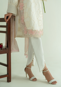 Zarqash | Whispers of Summer | IVORY POISE - Designer Dress - Type : Ladies Clothes - Available at Libayah - 100% Original