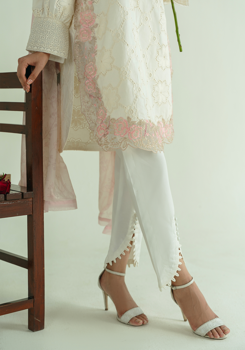 Zarqash | Whispers of Summer | IVORY POISE - Designer Dress - Type : Ladies Clothes - Available at Libayah - 100% Original