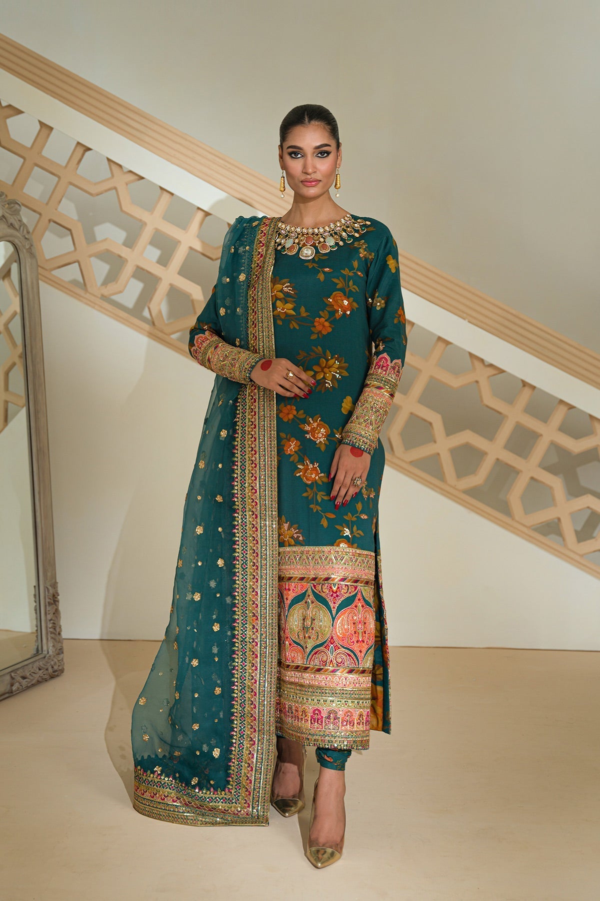 Mina Kashif | Wedding Formals | Mahveer by Mina Kashif - Designer Dress - Type: Formal - Available at Libayah - 100% Original