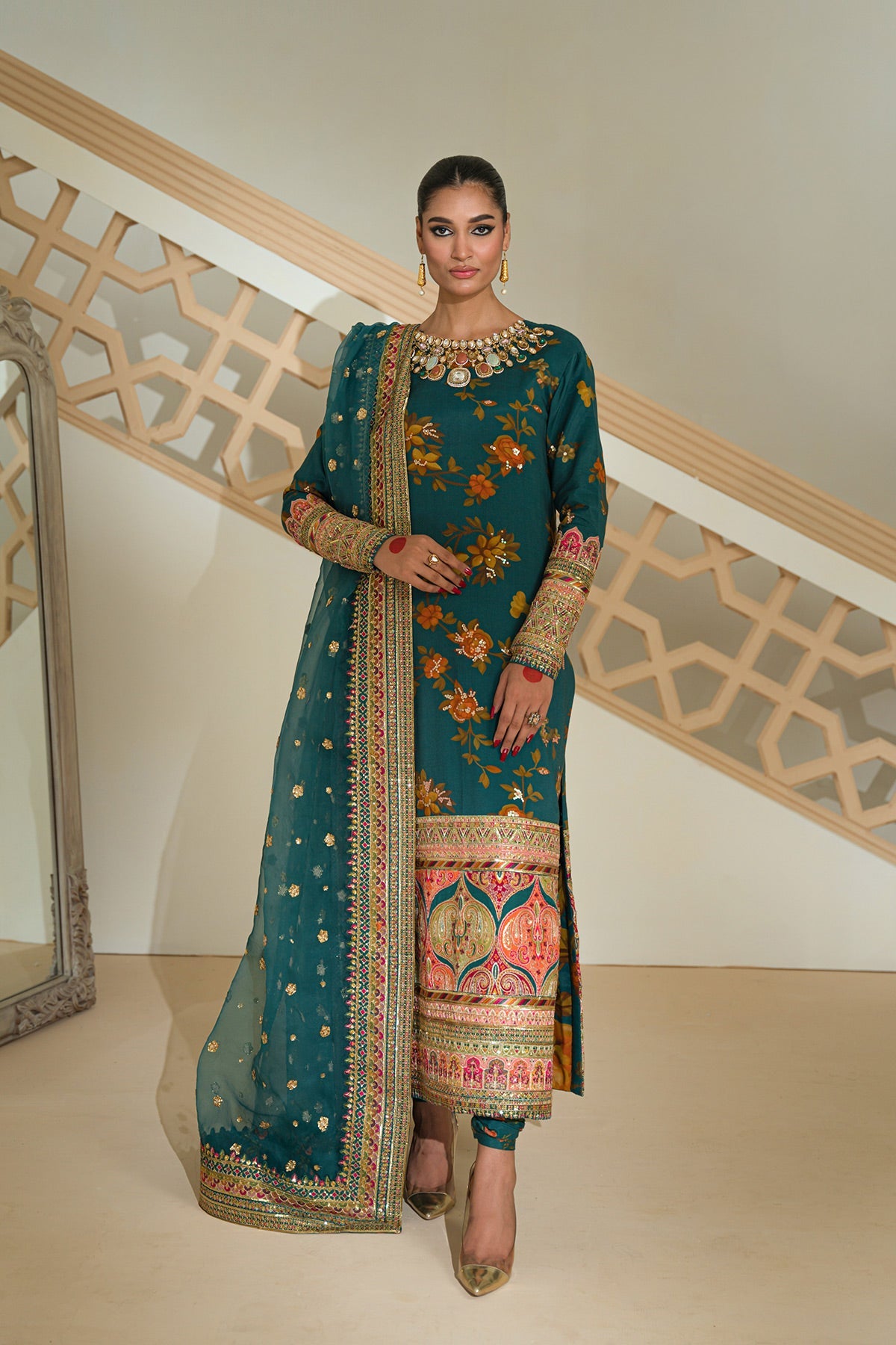 Mina Kashif | Wedding Formals | Mahveer by Mina Kashif - Designer Dress - Type: Formal - Available at Libayah - 100% Original