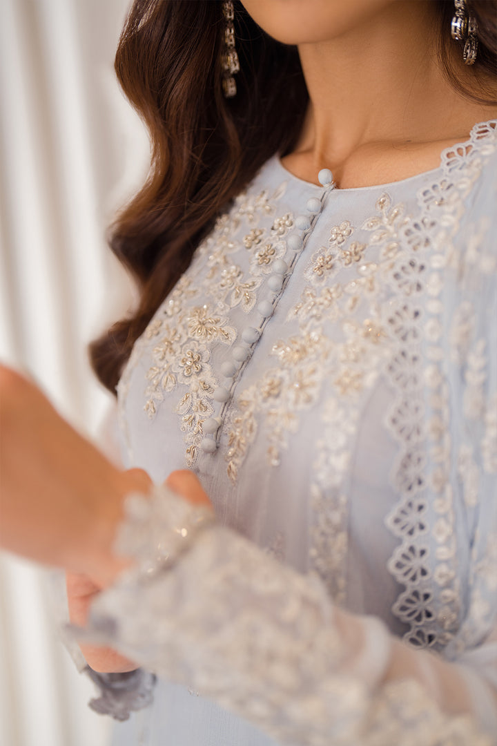 Azure | Ensembles Embroidered Formals | Serenity Sky by Azure - Designer Dress - Type: Ladies Clothes - Available at Libayah - 100% Original