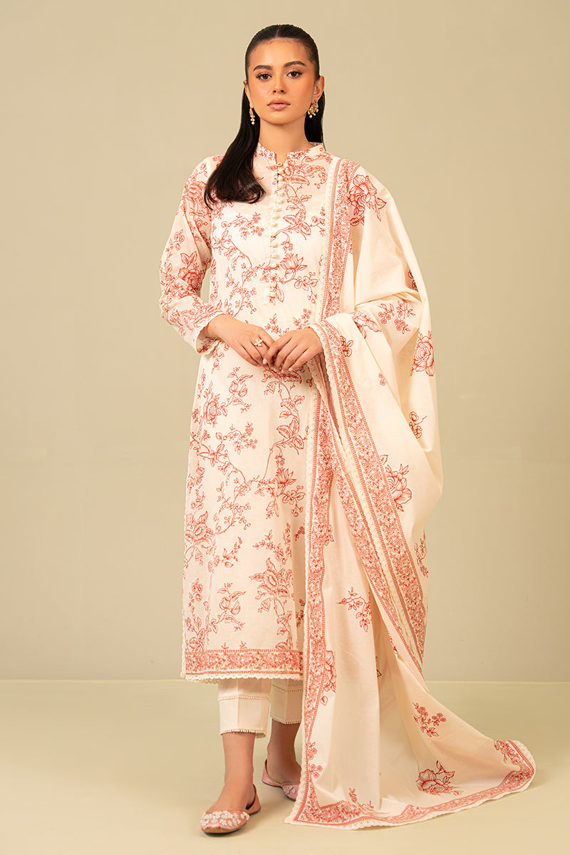 Cross Stitch | Daily Wear Lawn | CS-05 by Cross Stitch - Designer Dress - Type: Ladies Clothes - Available at Libayah - 100% Original