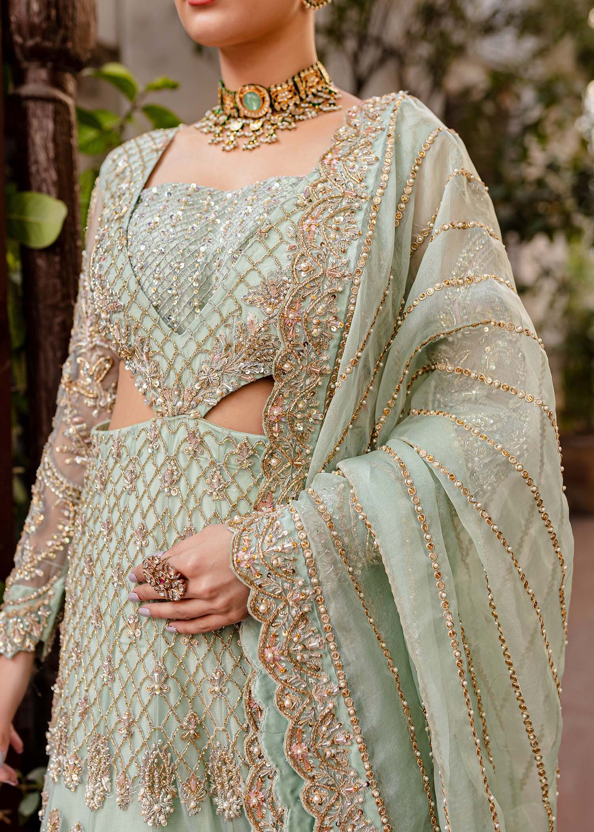 Kanwal Malik | Wedding Formals and Bridals | NAFEESA by Kanwal Malik - Designer Dress - Type: Ladies Clothes - Available at Libayah - 100% Original