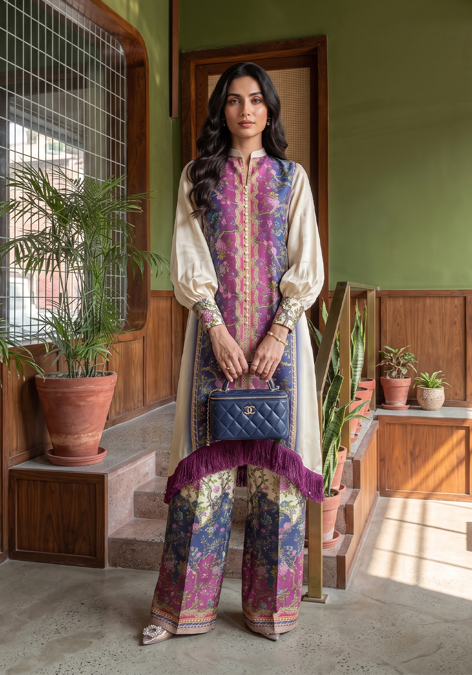 Zarqash | Silk Edit 26 | Imperial Bloom by Zarqash - Designer Dress  - Type : Ladies Clothes - Available at Libayah - 100% Original 
