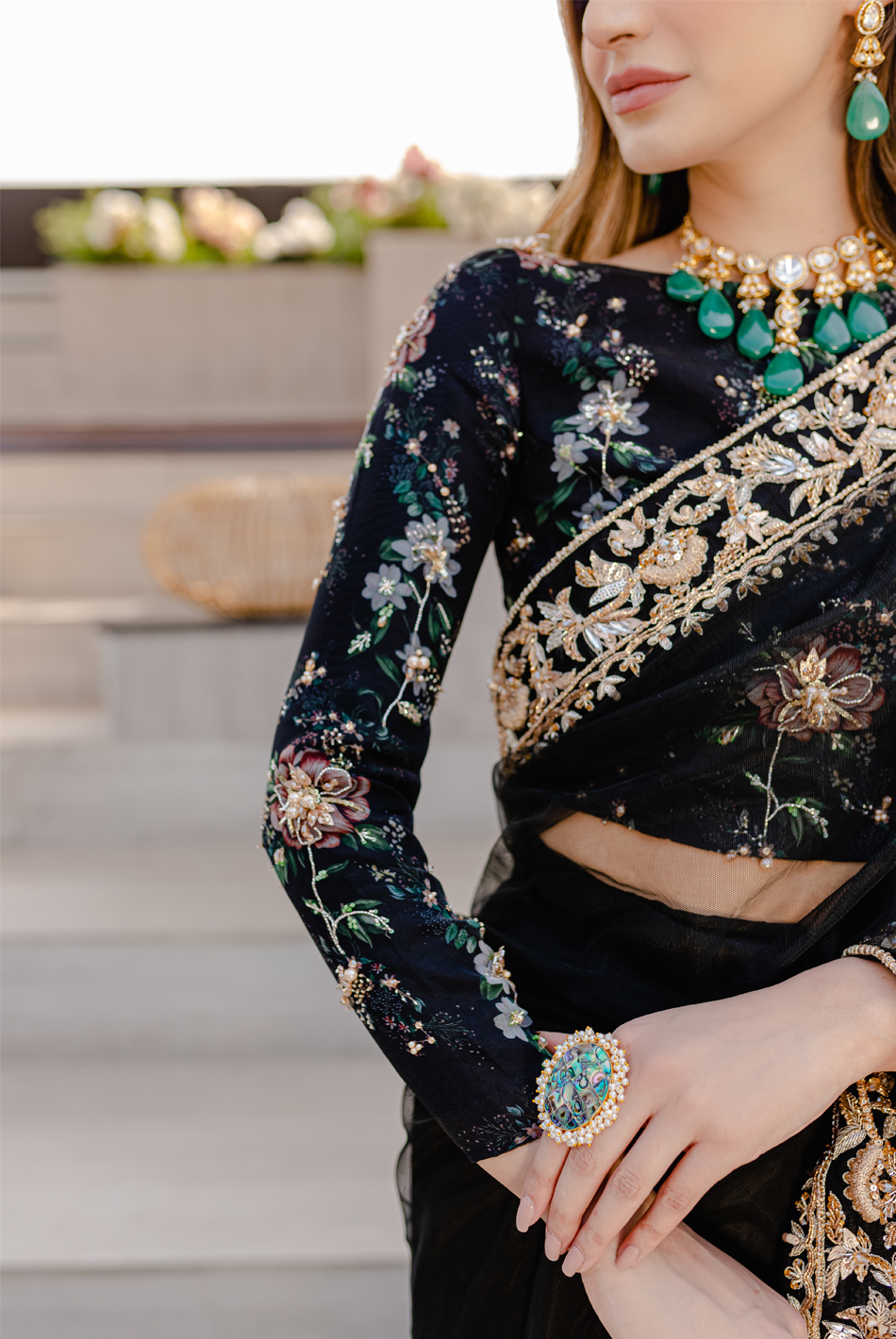 Ayesha and Usman | Celestial Night | Chloe by Ayesha and Usman - Designer Dress - Type: Ladies Clothes - Available at Libayah - 100% Original