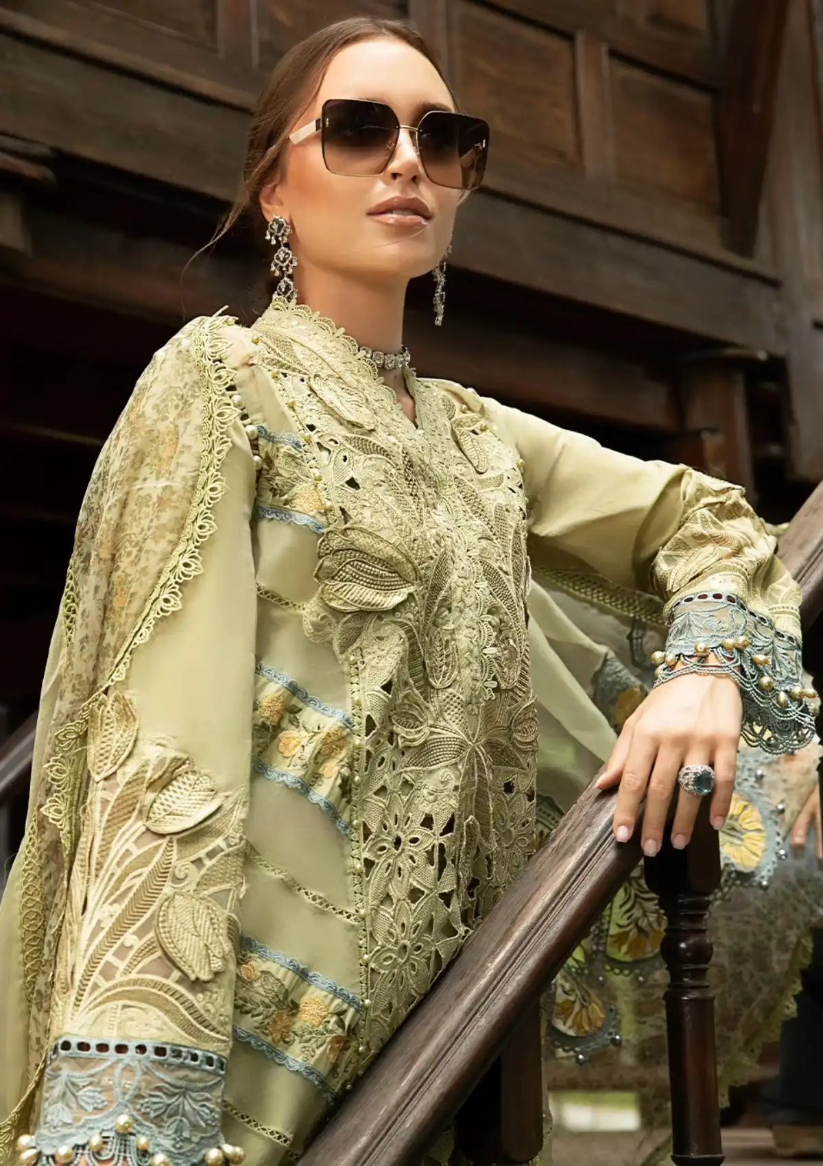 Maria B | Eid Lawn |  D-10 by Maria B - Designer Dress  - Type : Ladies Clothes - Available at Libayah - 100% Original 