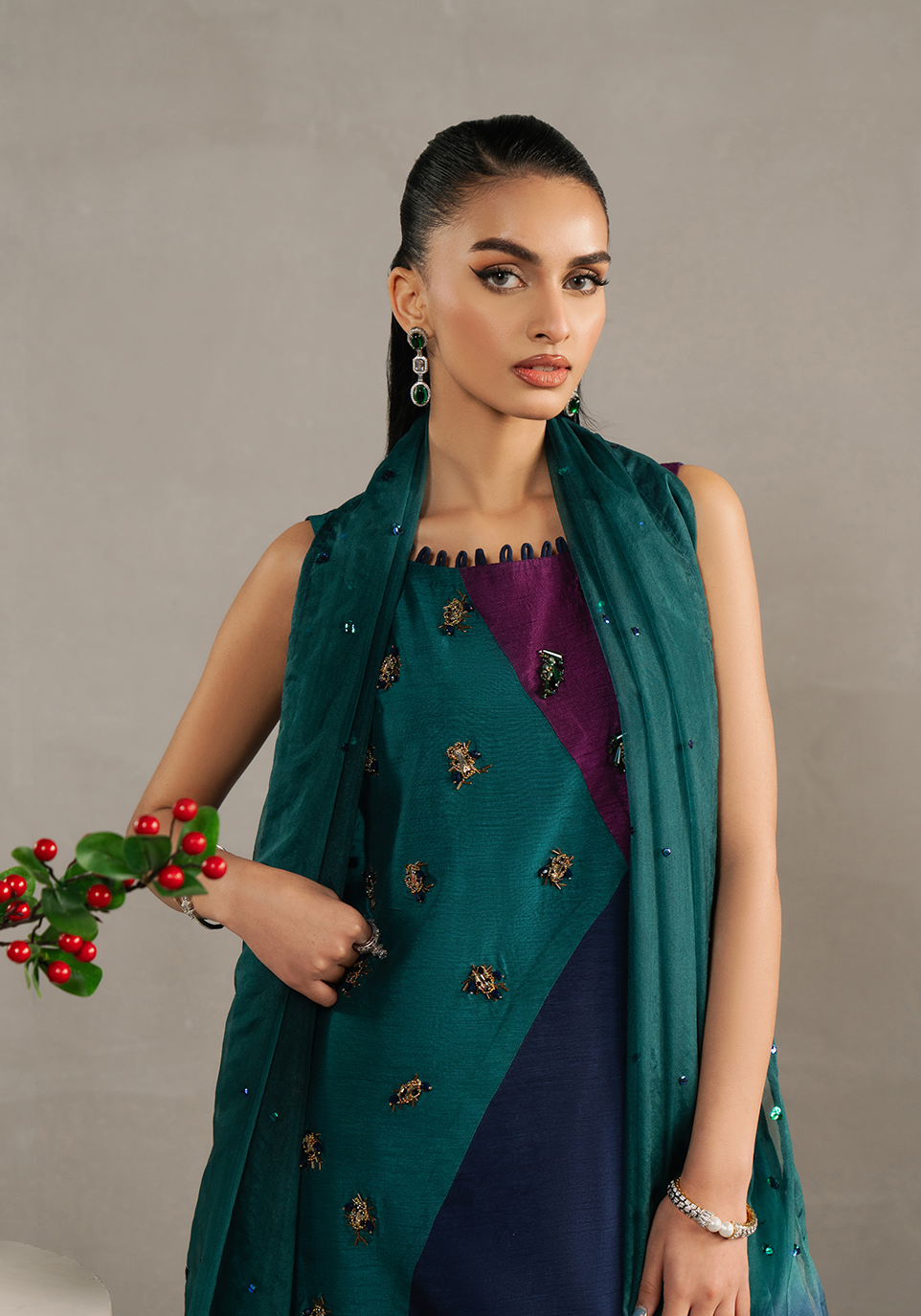 Zarqash | Silk Edit | ZQS 024 STARLETTE by Zarqash - Designer Dress - Type: Ladies Clothes - Available at Libayah - 100% Original