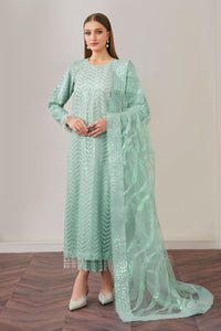 Baroque | Formal Collection | NET UF-517 by Baroque - Designer Dress - Type: Ladies Clothes - Available at Libayah - 100% Original
