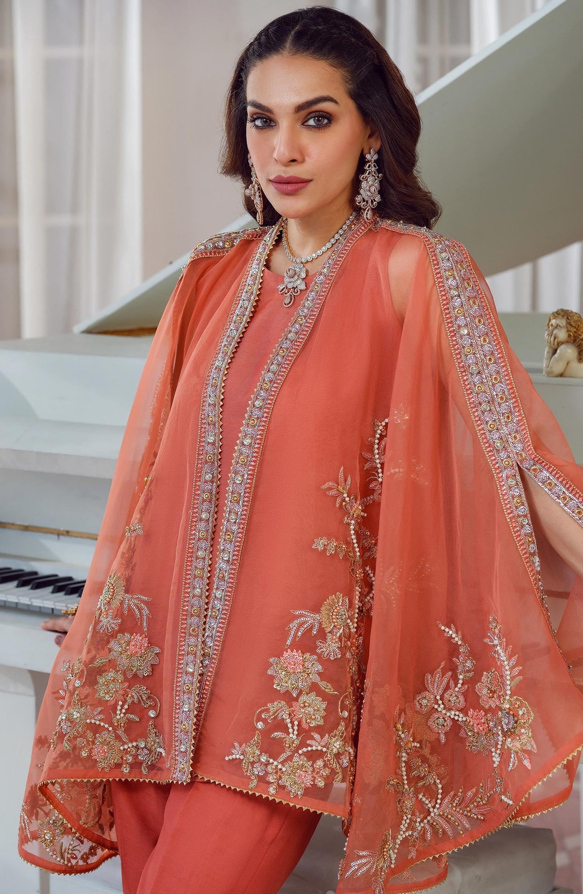 Mina Kashif | Luxury Pret | MK23-12-A/B by Mina Kashif - Designer Dress - Type: Formal - Available at Libayah - 100% Original