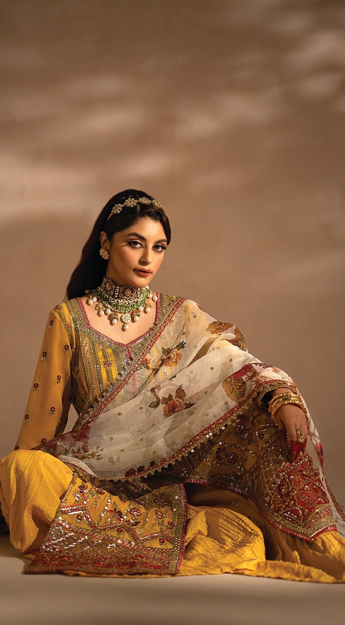 Myeesha | Nayab Formals | Pukhraj by Myeesha - Designer Dress - Type: Ladies Clothes - Available at Libayah - 100% Original