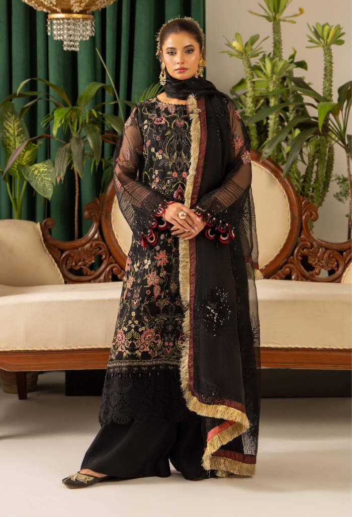 Humdum | Chiffon Collection | HOC - D03 by Humdum - Designer Dress - Type: Ladies Clothes - Available at Libayah - 100% Original