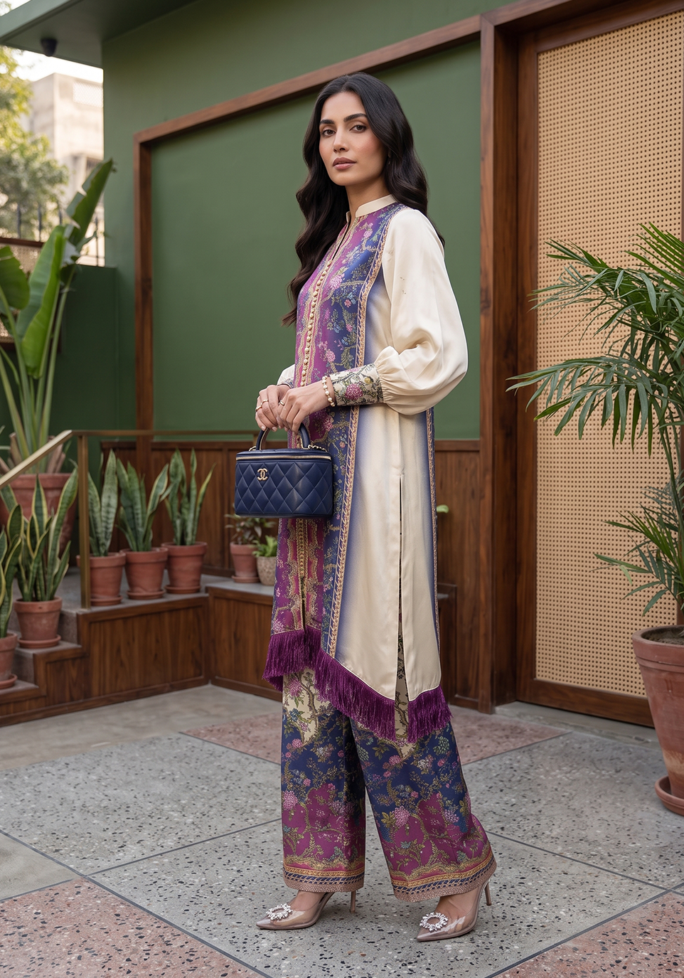 Zarqash | Silk Edit 26 | Imperial Bloom by Zarqash - Designer Dress  - Type : Ladies Clothes - Available at Libayah - 100% Original 