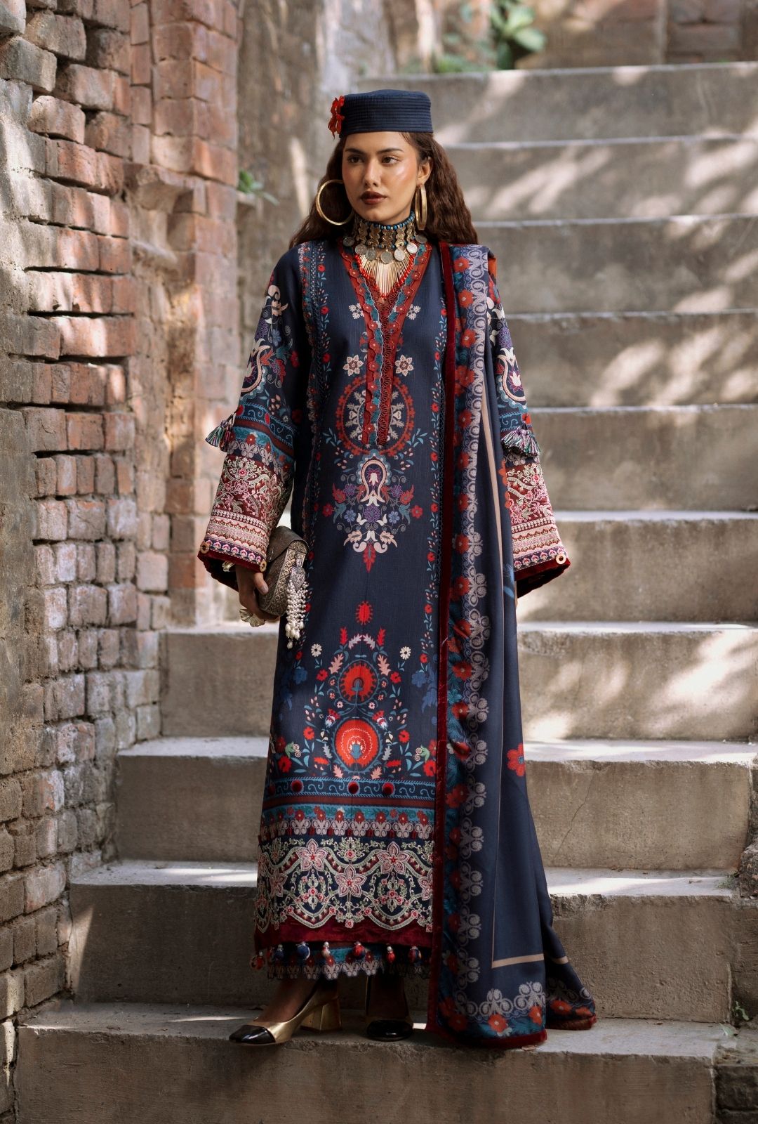 AJR Couture | Sard Sham | Nilofer by AJR Couture - Designer Dress - Type : Ladies Clothes - Available at Libayah - 100% Original 
