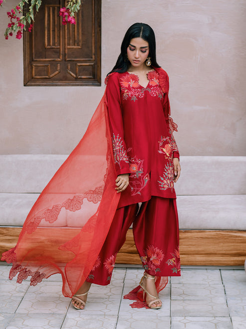 Farah Zubair | Luxury Pret | Shirin by Farah Zubair - Designer Dress - Type: Ladies Clothes - Available at Libayah - 100% Original
