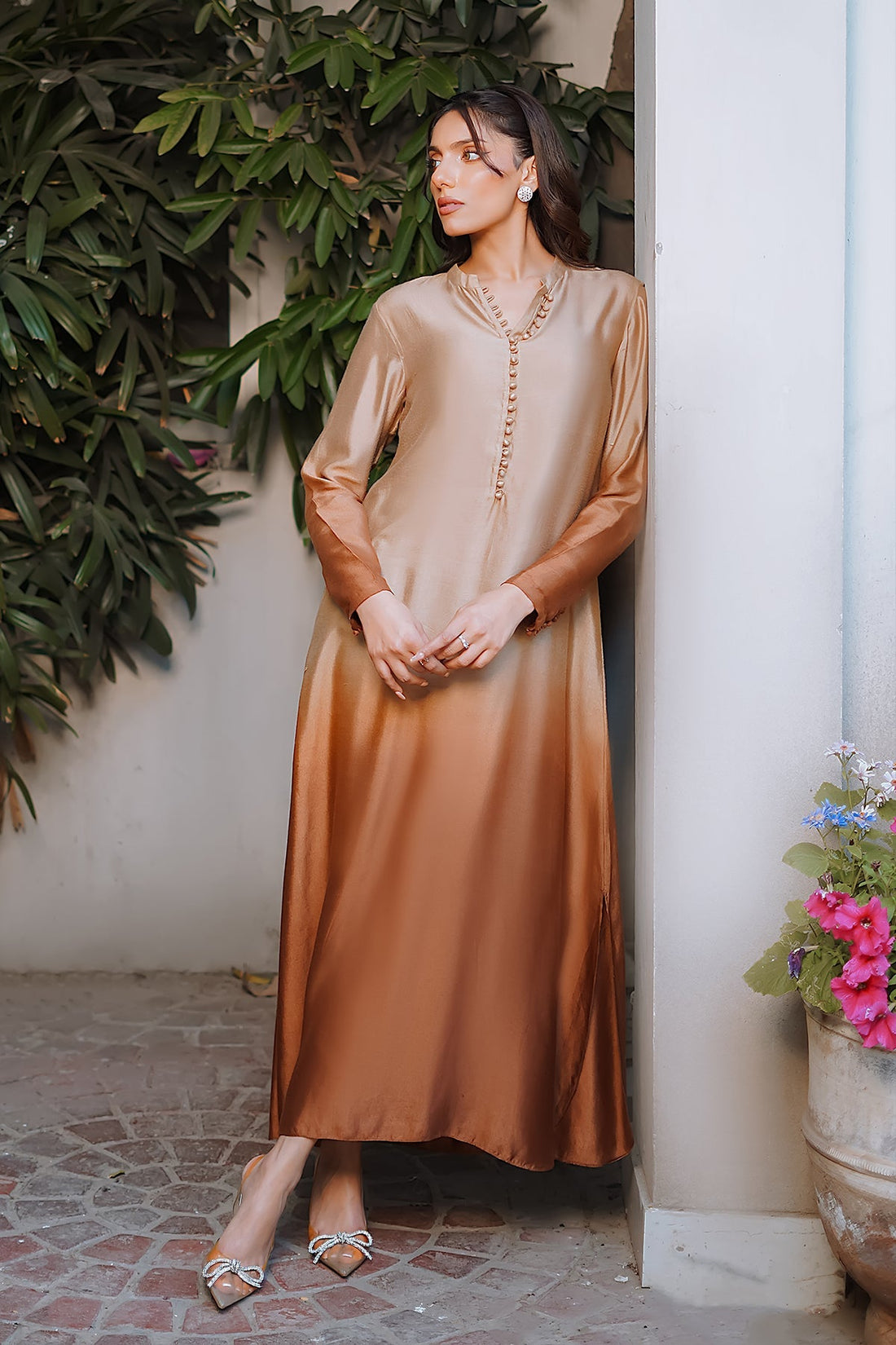Erum Khan | Nue 25 | Sunset Dusk by Erum Khan - Designer Dress - Type: Ladies Clothes - Available at Libayah - 100% Original