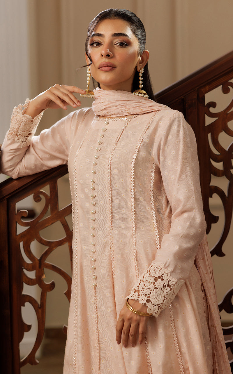 Threads and Motifs | Formal Dresses 25 | FLARED PESHWAS WITH DUPATTA AND TROUSER by Threads and Motifs - Designer Dress  - Type : Ladies Clothes - Available at Libayah - 100% Original 