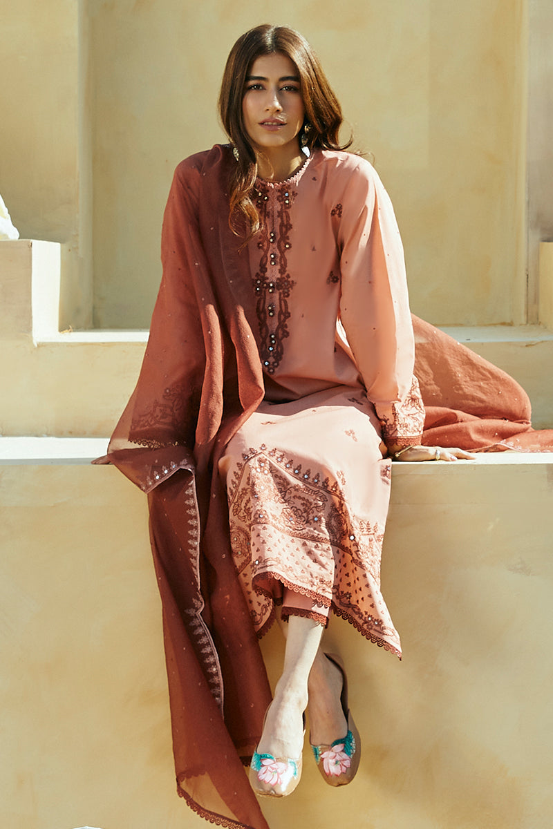 Cross Stitch | Premium Lawn 24 | ARID SAND