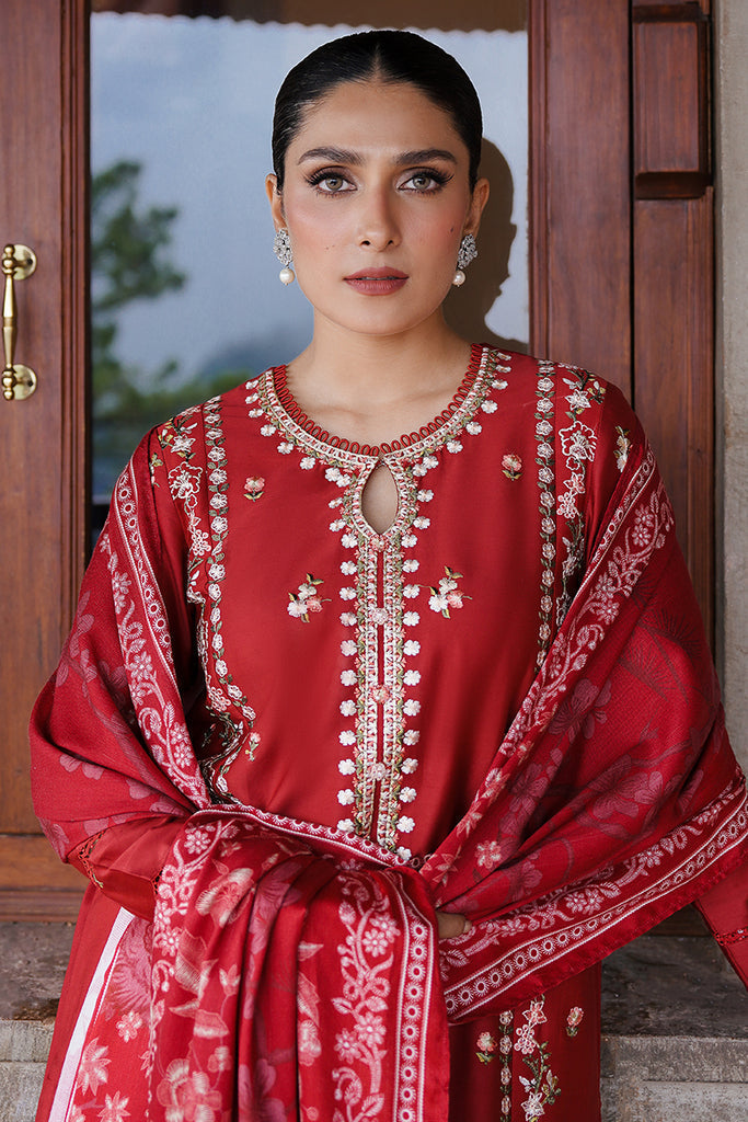 Cross Stitch | Satin De Luxe | RUBY WHISPER by Cross Stitch - Designer Dress - Type: Luxury - Available at Libayah - 100% Original