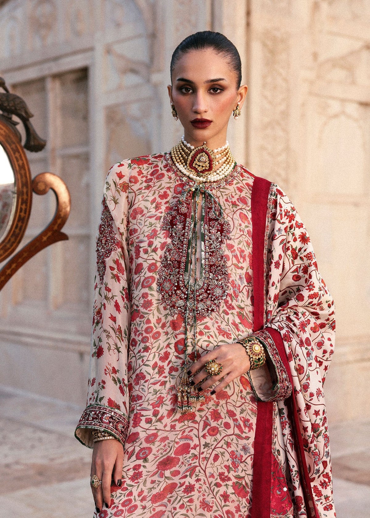 Hussain Rehar | Luxury Pret AW 25 | Ivoria by Hussain Rehar - Designer Dress  - Type : Ladies Clothes - Available at Libayah - 100% Original 