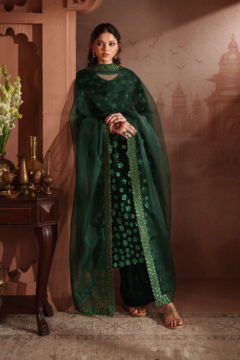 Iznik | Velvet 25 | IV-60 Embroidered Velvet by Iznik - Designer Dress - Type : Ladies Clothes - Available at Libayah - 100% Original 