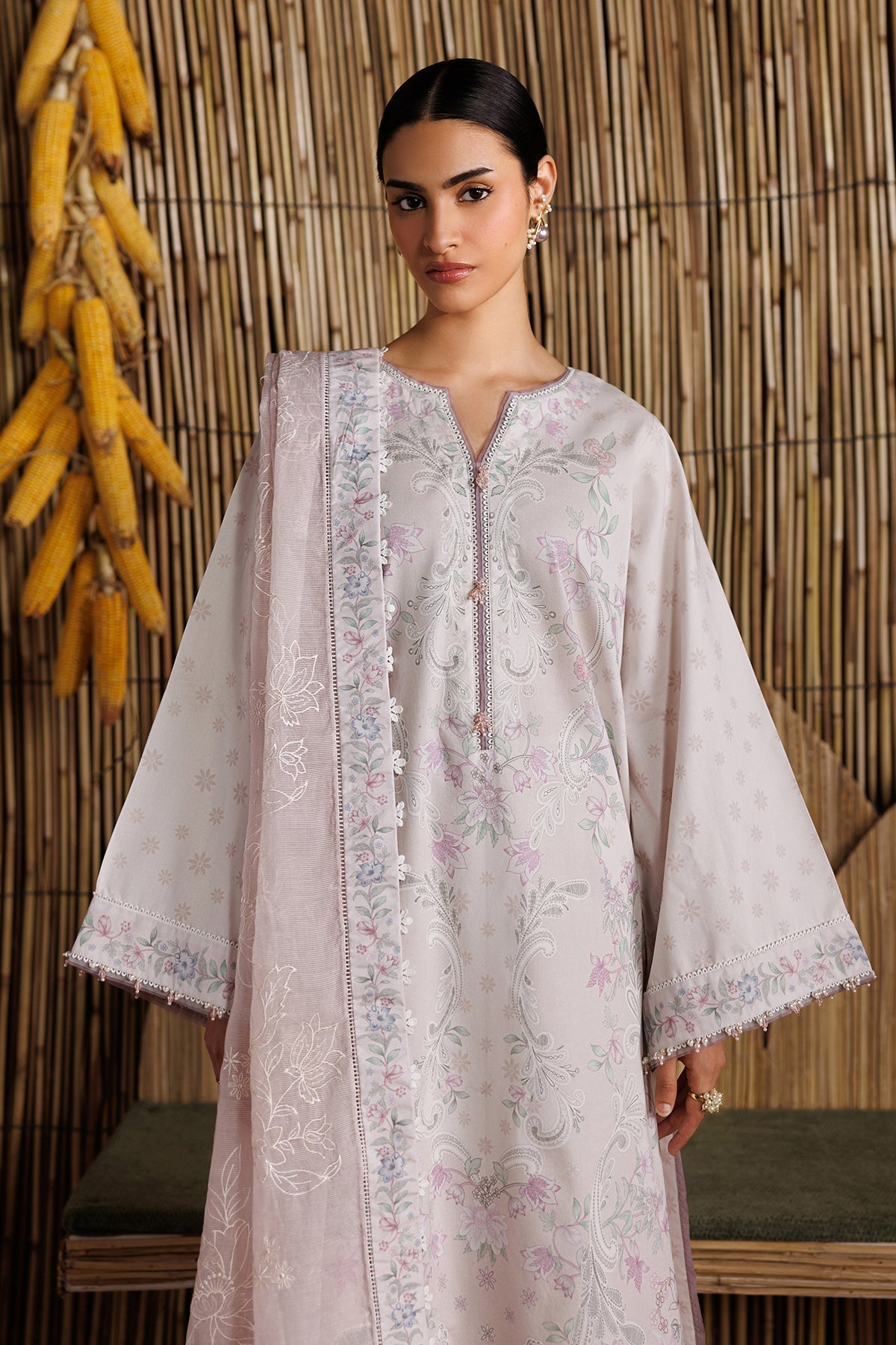 Baroque | Luxury Summer Pret |UF-4529 by Baroque - Designer Dress  - Type : Ladies Clothes - Available at Libayah - 100% Original 