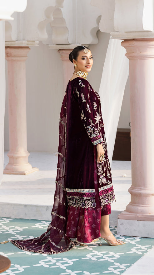 Zebtan | Andaz e Makhmal | ZAM-09 by Zebtan - Designer Dress - Type: Ladies Clothes - Available at Libayah - 100% Original