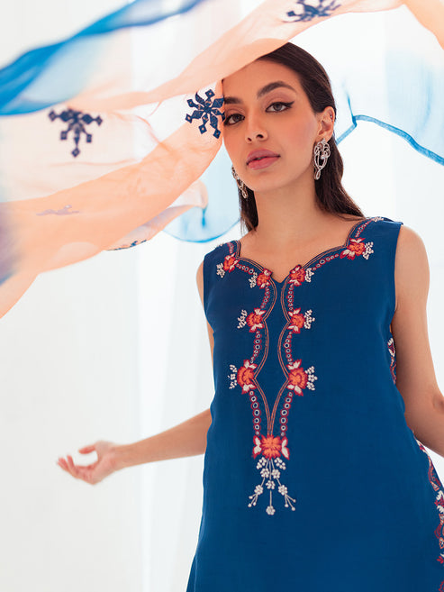 Farah Zubair | Luxury Pret | Firoza by Farah Zubair - Designer Dress - Type: Ladies Clothes - Available at Libayah - 100% Original