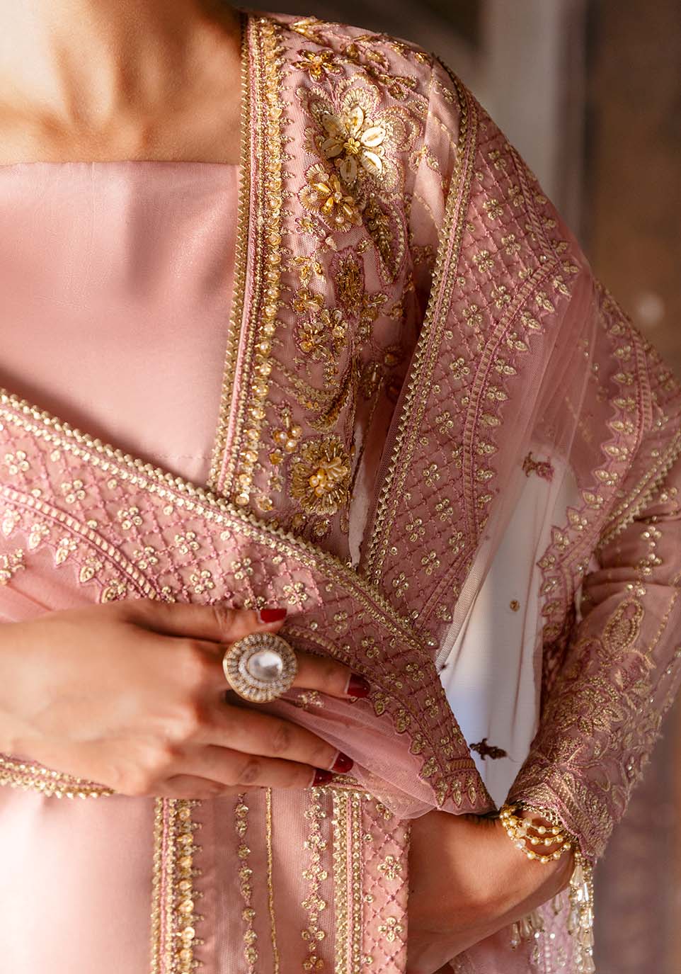 Mehar – authentic Pakistani formal dress from the Zarqash Arzoo Festive Collection collection for women in the UK.