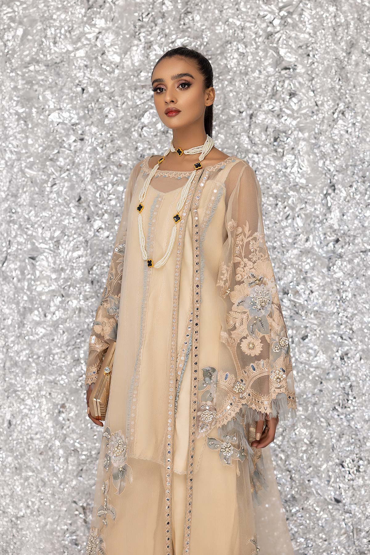 Mina Kashif | Luxury Pret | MK23-03 by Mina Kashif - Designer Dress - Type: Formal - Available at Libayah - 100% Original