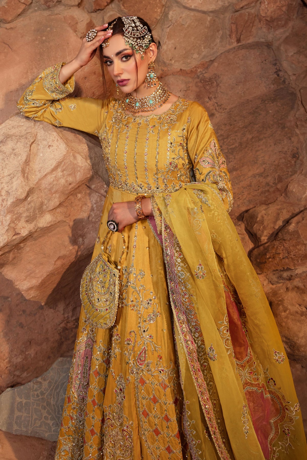 Naqshi | Samarkand Wedding Formals | Adeen by Naqshi - Designer Dress - Type: Bridal - Available at Libayah - 100% Original